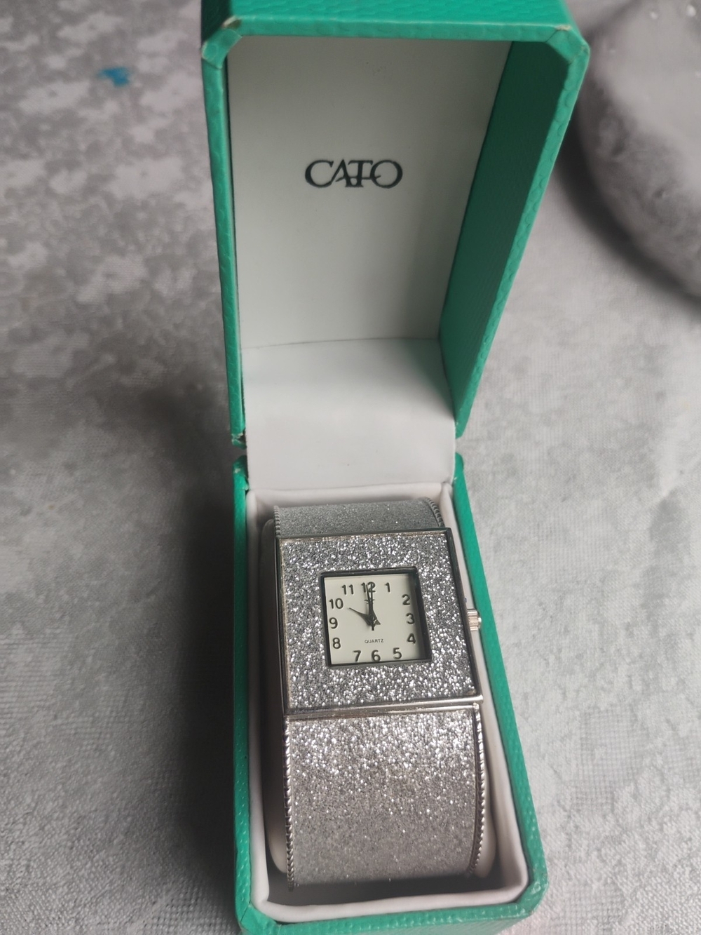 CATO Silver Glitter Bracelet Watch